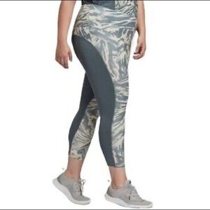 Adidas Leggings Zoe Saldana Active Multisport Tights Oxide Halo Green Sz 1X New